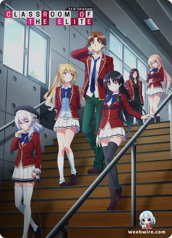 Classroom of the Elite Anime Story, Characters, & Season 4 News Poster