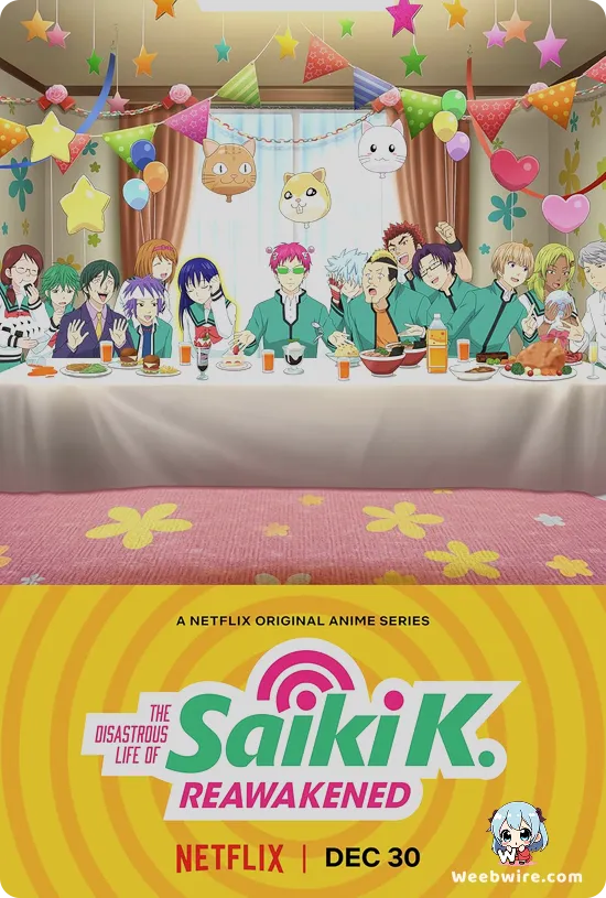 The Disastrous Life of Saiki K.: Reawakened Poster